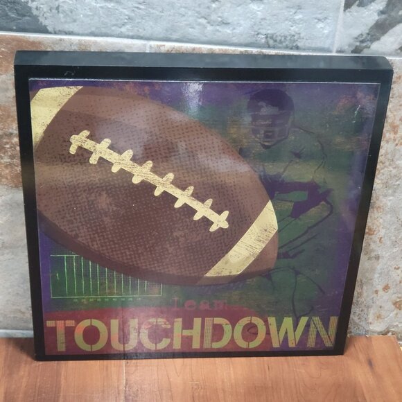 Hobby Lobby Football Sports Art Print Wall Hanging Decor - Picture 9 of 14